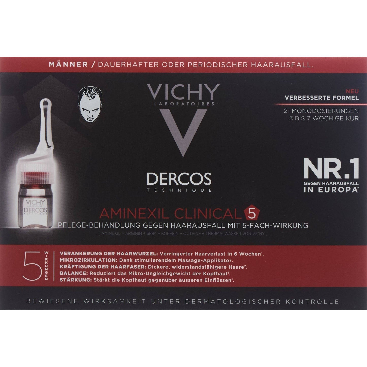 VICHY Dercos Aminexil Clinical 5 Männer - COSMONDO