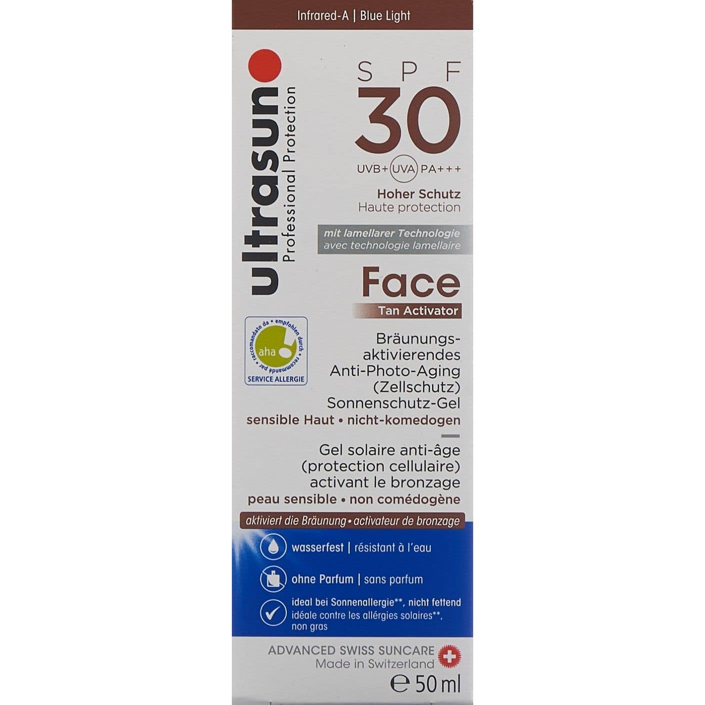 Ultrasun Face Tan Activator SPF30 - COSMONDO