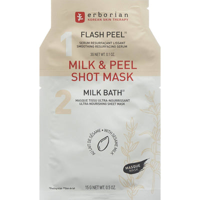 ERBORIAN KOREAN THER Milk & Peel Shot Mask - COSMONDO