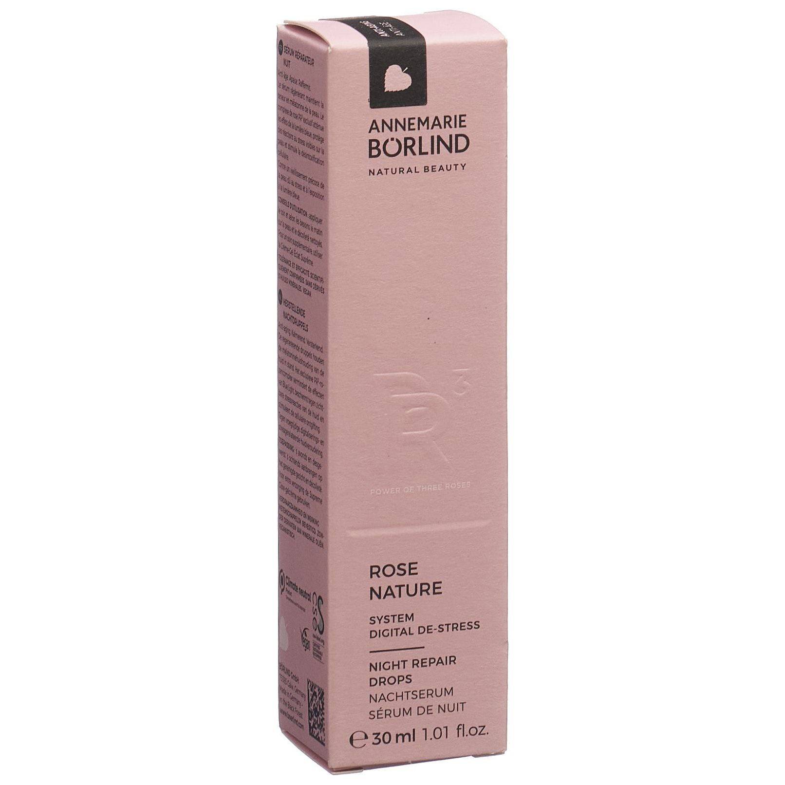 BÖRLIND ROSE NATURE Night Repair Drops - COSMONDO