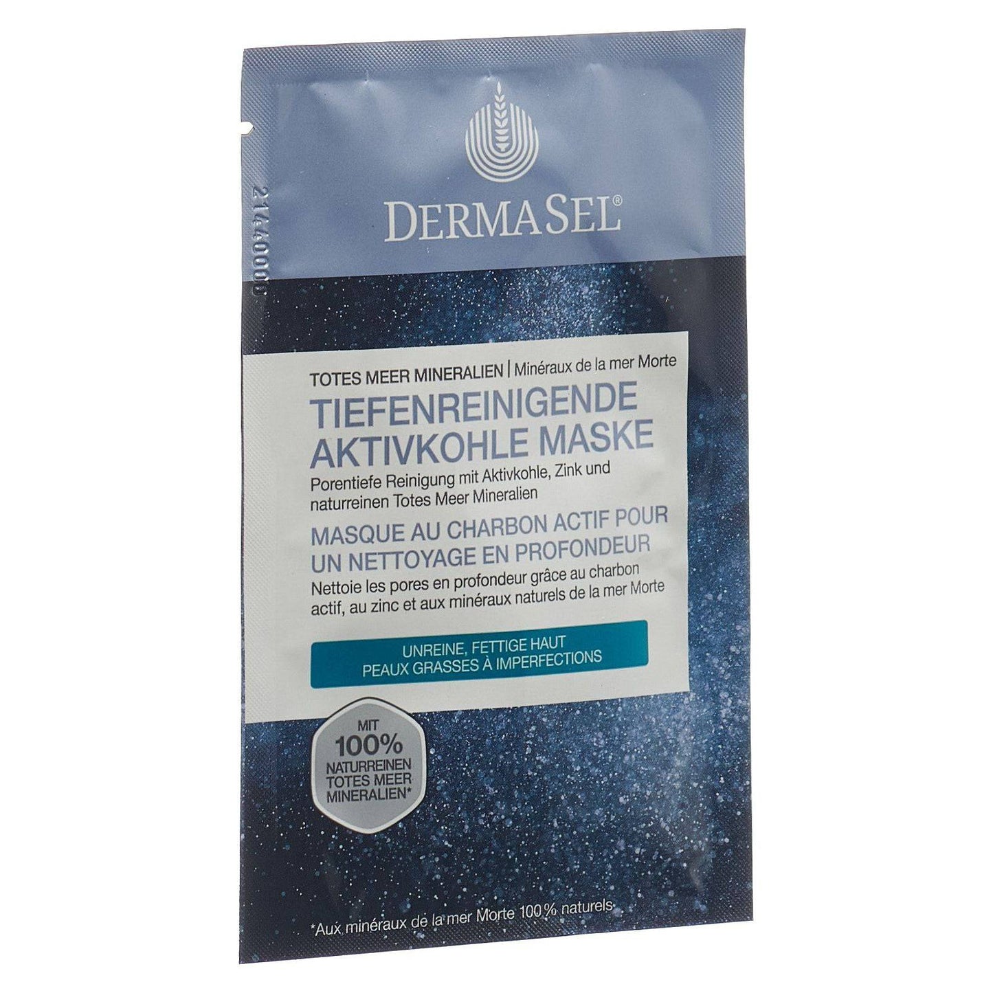 DERMASEL Maske Aktivkohle D/F - COSMONDO