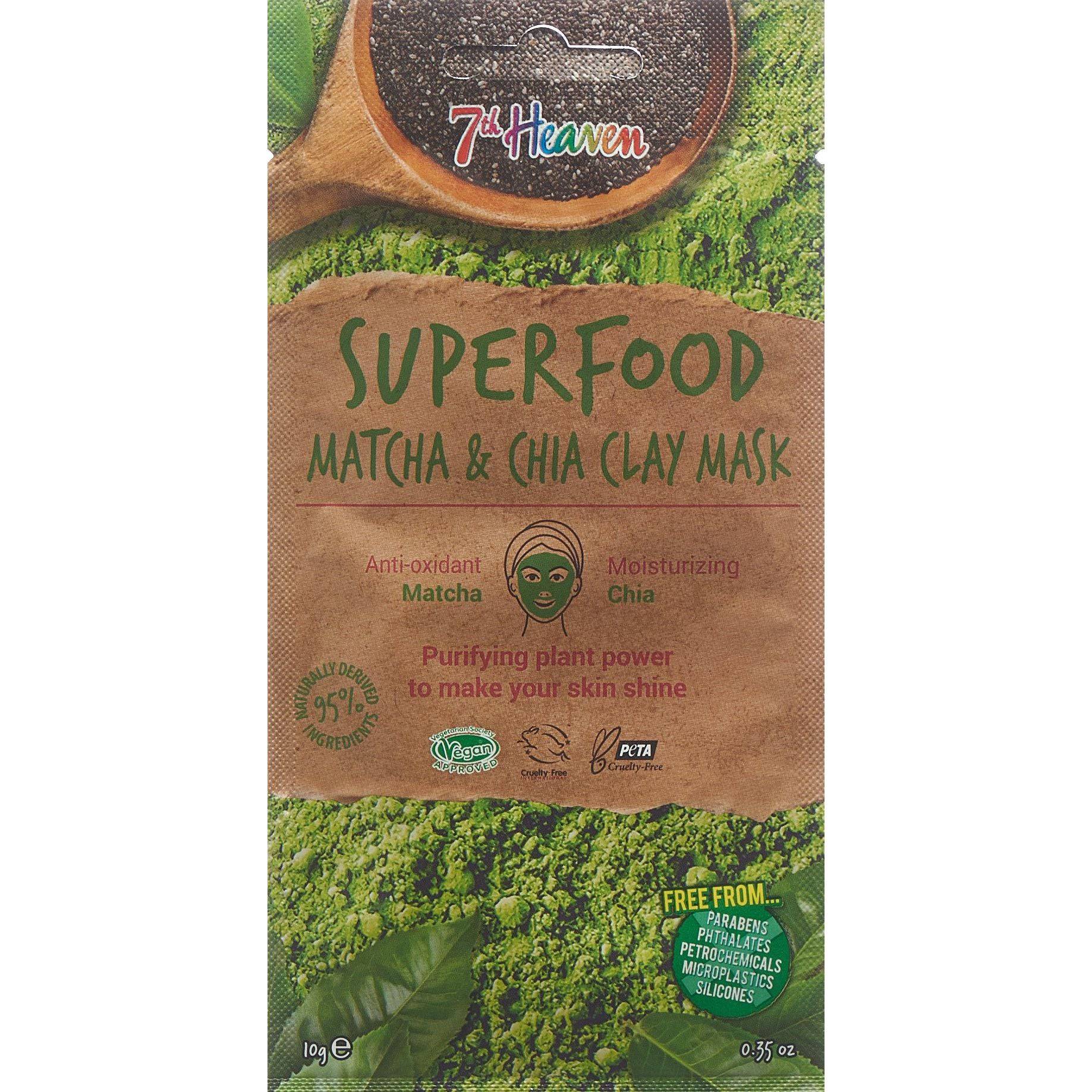 7TH HEAVEN Superfood Clay Mask Mat Chia - COSMONDO