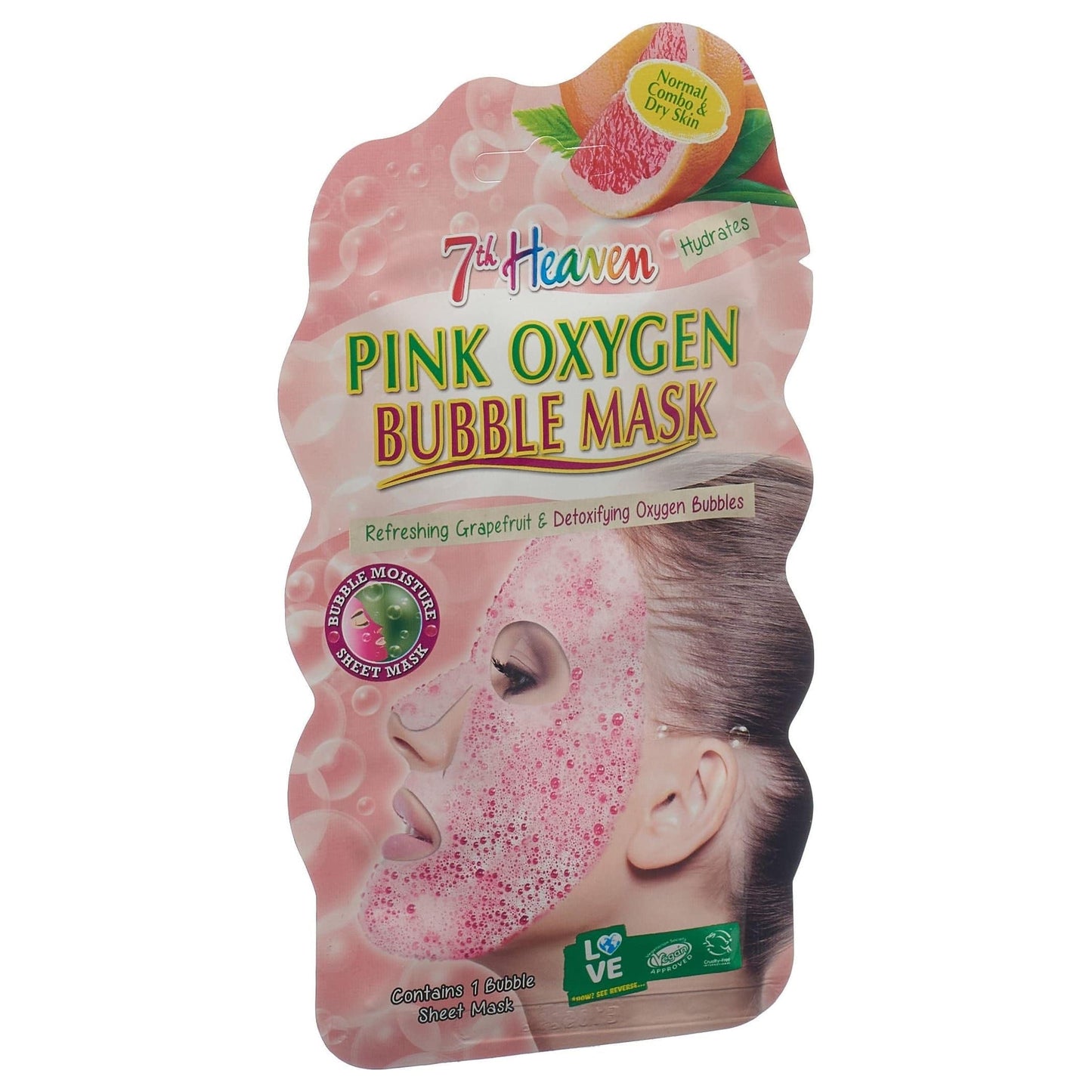 7TH HEAVEN Women's Pink Oxygen Bubble Mask - COSMONDO