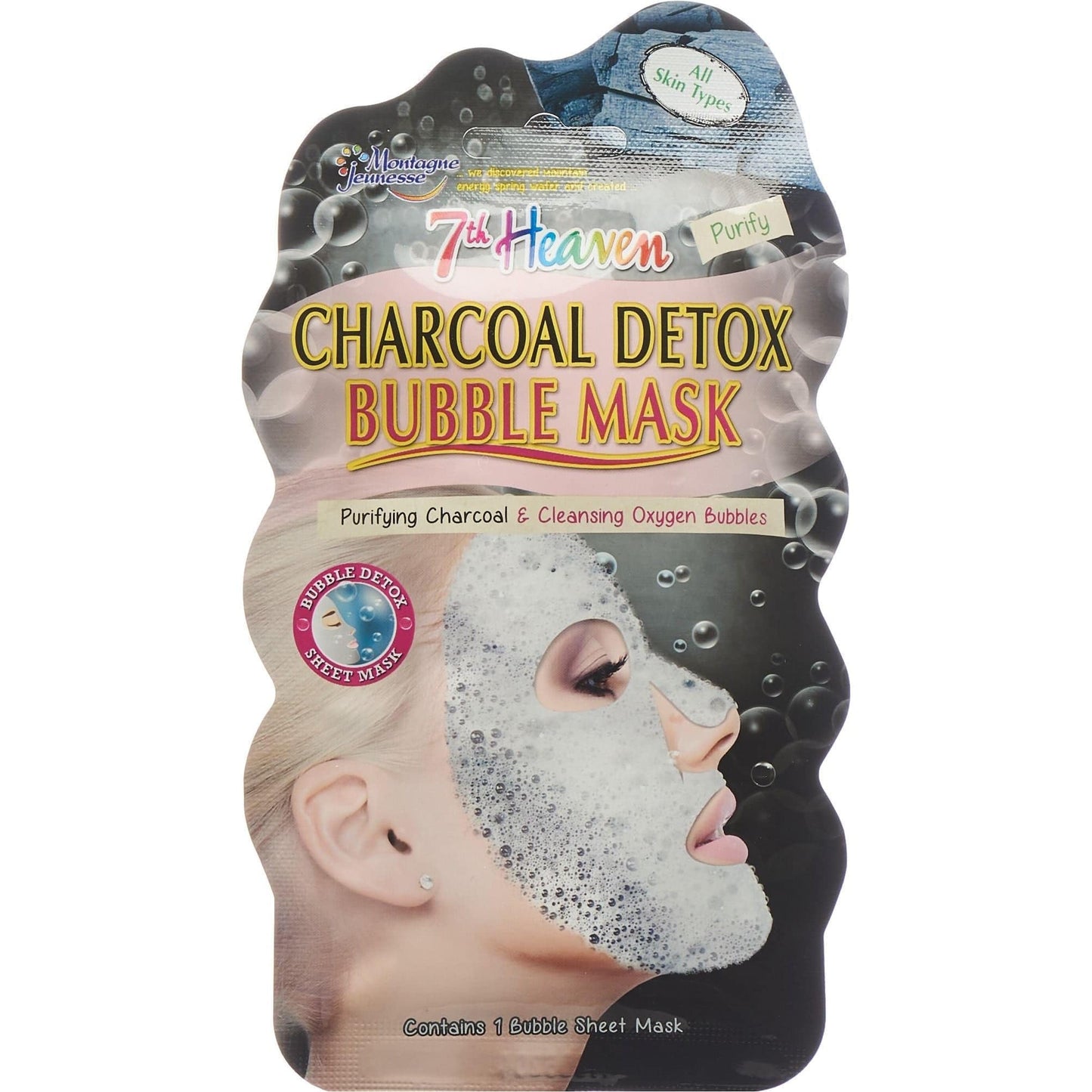 7TH HEAVEN Women's Charcoal Bubble Mask - COSMONDO