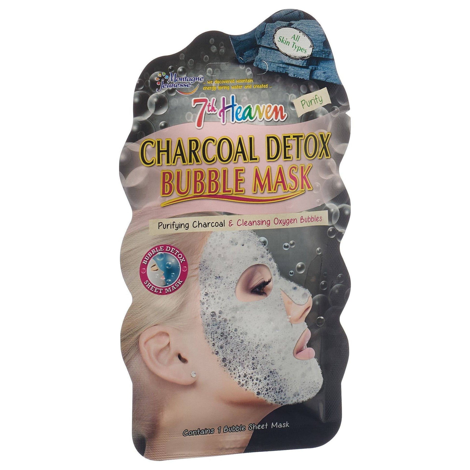 7TH HEAVEN Women's Charcoal Bubble Mask - COSMONDO