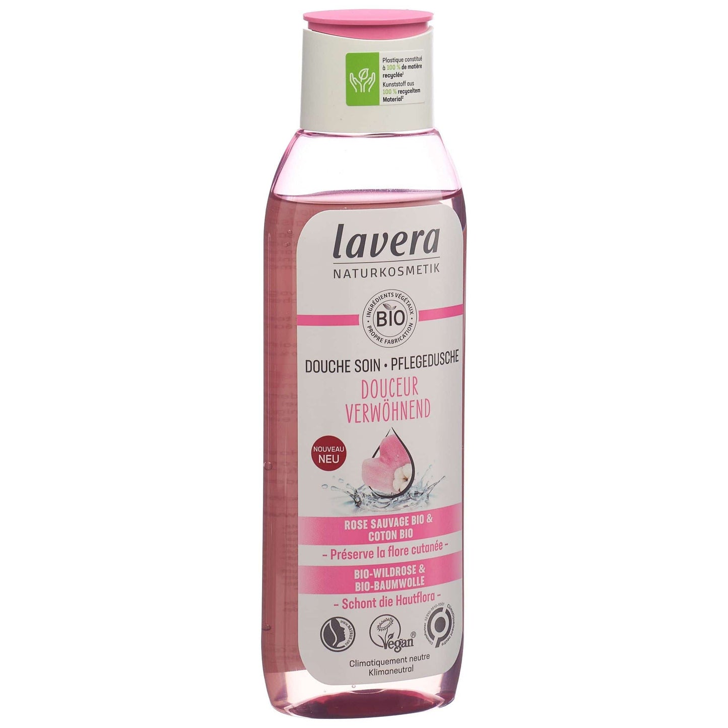 LAVERA Pflegedusche Verw Bio Wildr&Bio Baum - COSMONDO