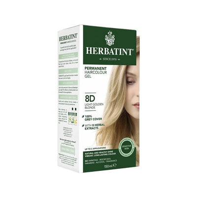 HERBATINT Haarfärbegel 8D Helles Goldblond - COSMONDO