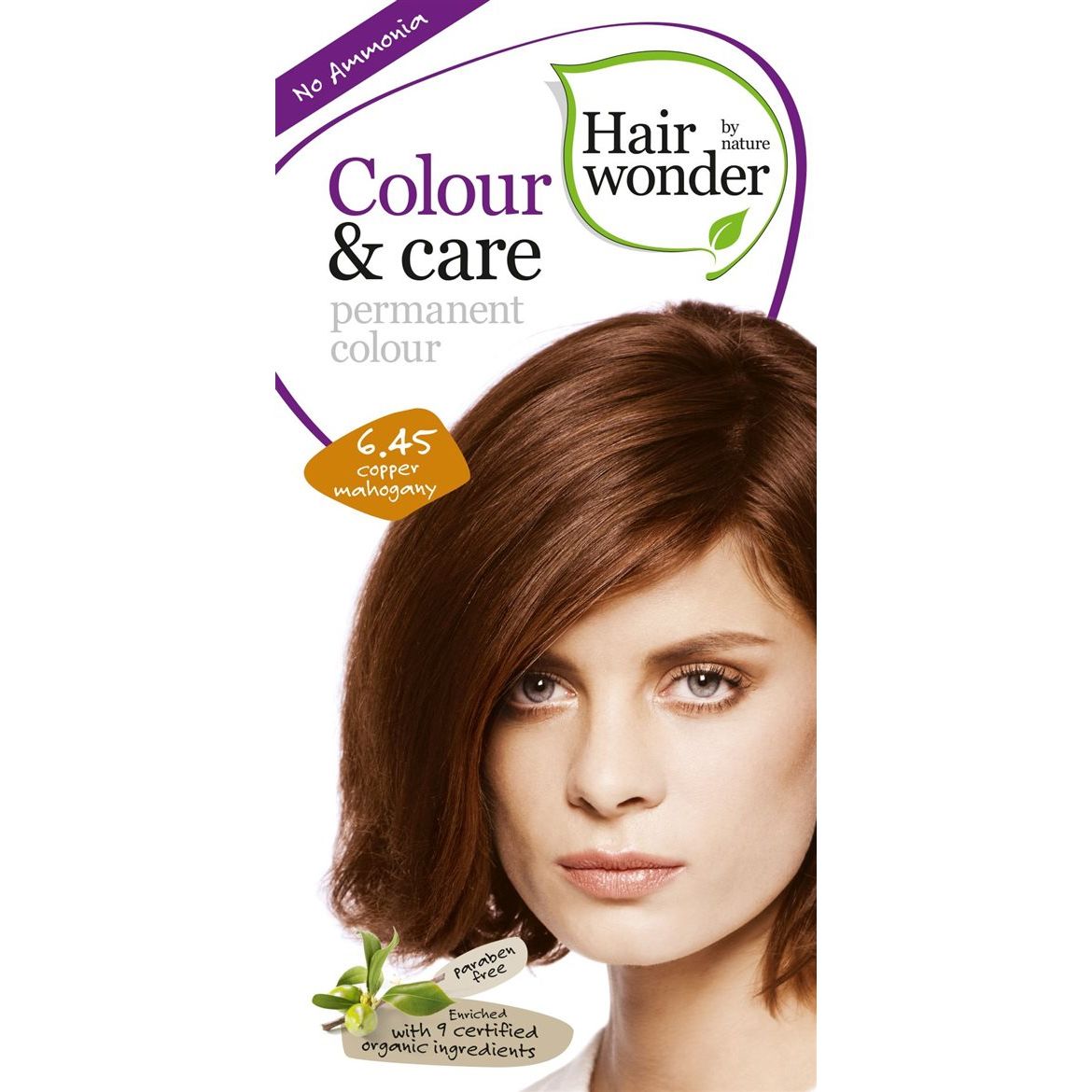 HENNA Hairwonder Colour & Care 6.45 kupfer mahago - COSMONDO
