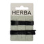 HERBA Klemme 6+6.5cm schwarz - COSMONDO