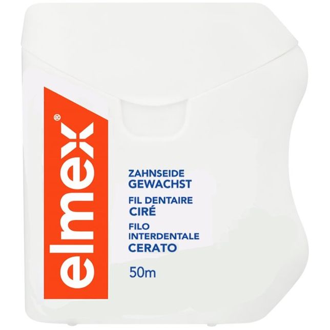 ELMEX Zahnseide 50m gewachst - COSMONDO