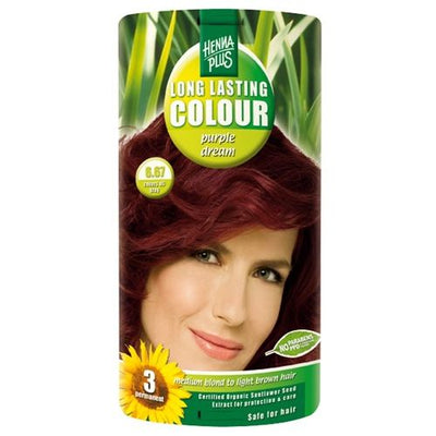 HENNA PLUS Long Last Colour purple dream 6.67 - COSMONDO