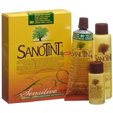 SANOTINT Sensitive Haarfarbe 80 hell naturblond - COSMONDO