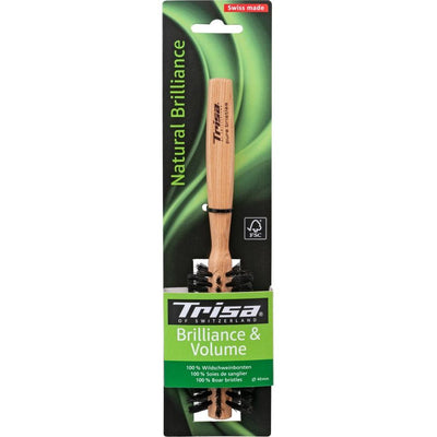 TRISA Natural Brilliance Haarbürste rund - COSMONDO