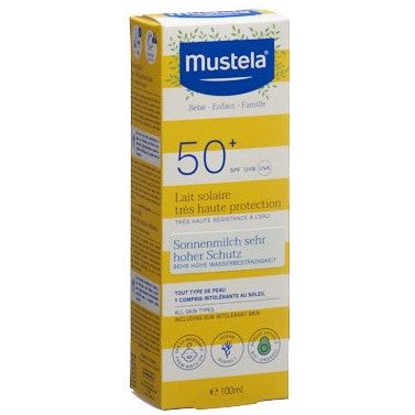 MUSTELA Sonnenschutz Sonnenmilch LSF50+ - COSMONDO