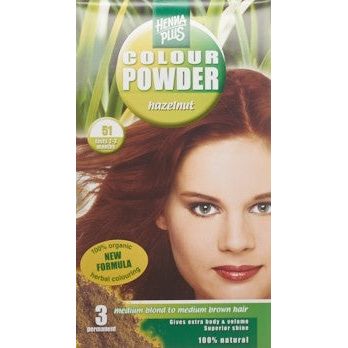 HENNA PLUS Colour Powder 51 haselnuss - COSMONDO