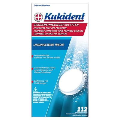 KUKIDENT Reinigung-Tabs langan Frische - COSMONDO