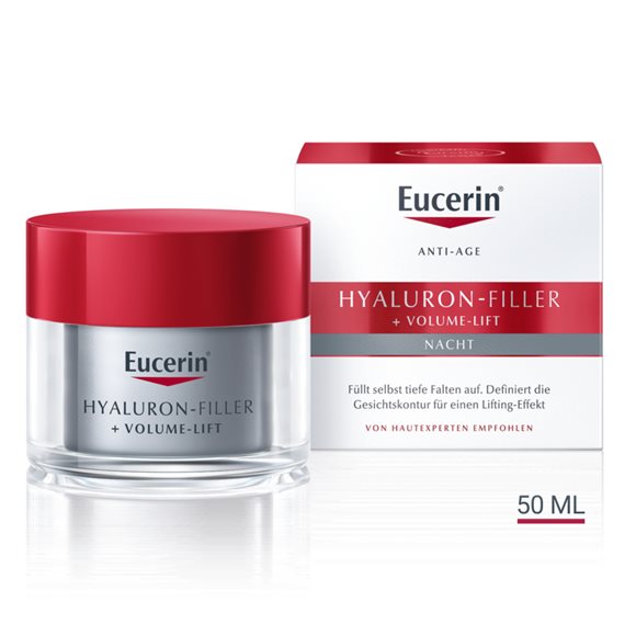 Eucerin HYALURON-FILLER + Volume-Lift Nachtpflege  - COSMONDO