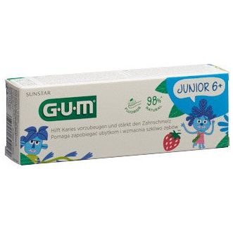 GUM Junior Zahngel 6+ Jahre Erdbeere - COSMONDO