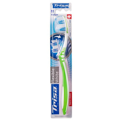 TRISA Flexible White Zahnbürste medium - COSMONDO