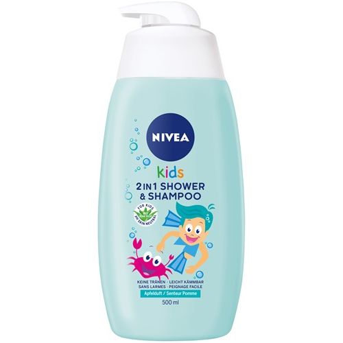 NIVEA Kids 2in1 Shower&Shampoo Boy Apfel - COSMONDO