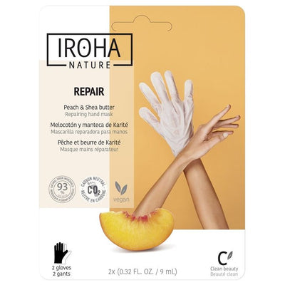 IROHA HANDS&FEET Hand&Nail Mask Peach - COSMONDO