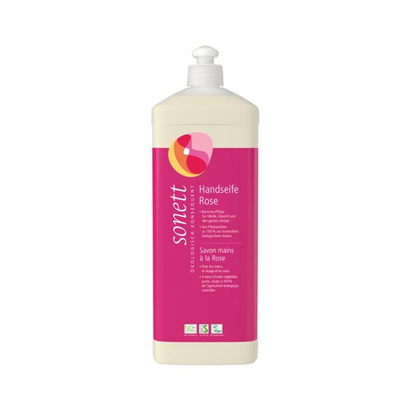 SONETT Handseife Rose Nachfüllflasche - COSMONDO
