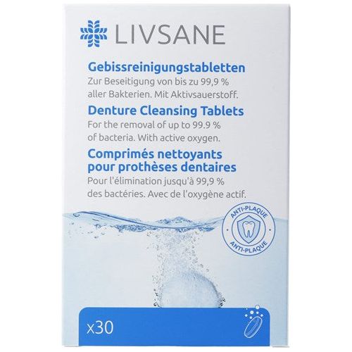 LIVSANE Gebissreinigungstabletten - COSMONDO