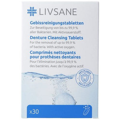 LIVSANE Gebissreinigungstabletten - COSMONDO