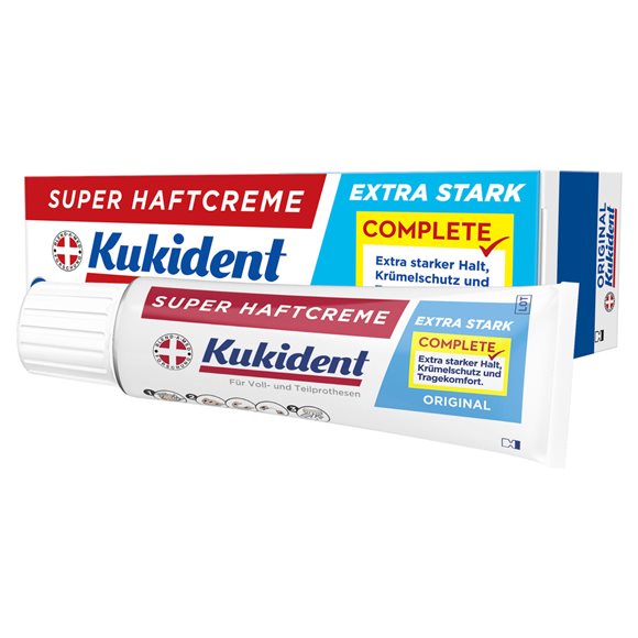 KUKIDENT Haftcreme Extra Stark Original - COSMONDO