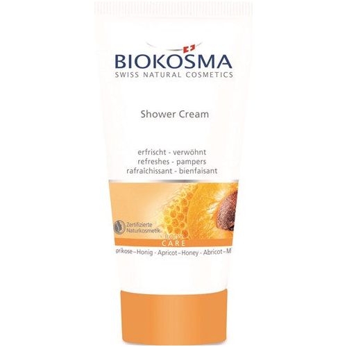 BIOKOSMA Shower Cream Aprikose Honig BIO - COSMONDO
