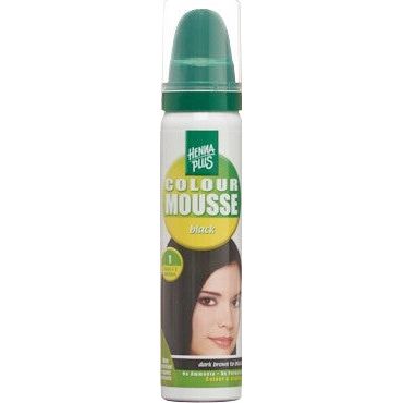 HENNA PLUS Colour Mousse Schwarz 1 - COSMONDO
