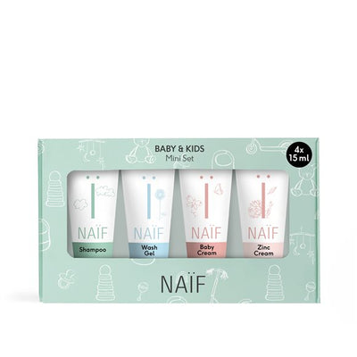 NAIF The Mini Set Baby Reise 4x travel size prod - COSMONDO