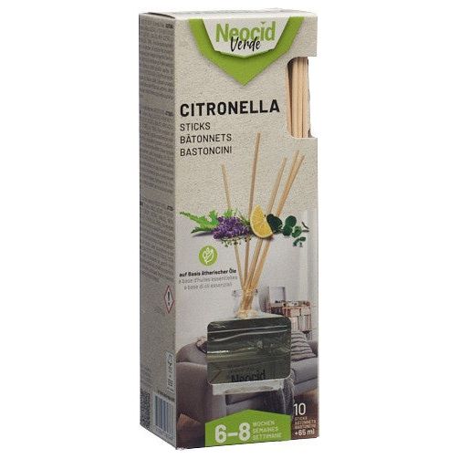 NEOCID VERDE Citronella 10 Sticks mit Fl 65ml - COSMONDO