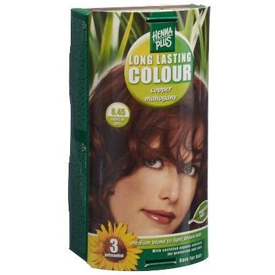 HENNA PLUS Long Last Colour 6.45 kupfer mahagoni - COSMONDO
