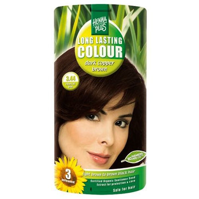 HENNA PLUS Long Last Colour dark copper brown 3.44 - COSMONDO