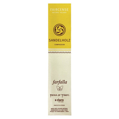 FAIRCENSE Räucherstäbchen Sandelholz/Compas - COSMONDO