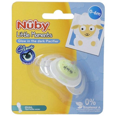 NUBY Leuchtnuggi Little Moments 0-6 M oval - COSMONDO