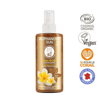 ALPHANOVA SUN Spray schimmerndes Öl Bio - COSMONDO