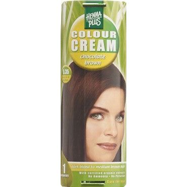 HENNA PLUS Colour Cream 5.35 chocolat braun - COSMONDO