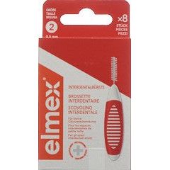 ELMEX Interdentalbürsten 0.5mm rot - COSMONDO