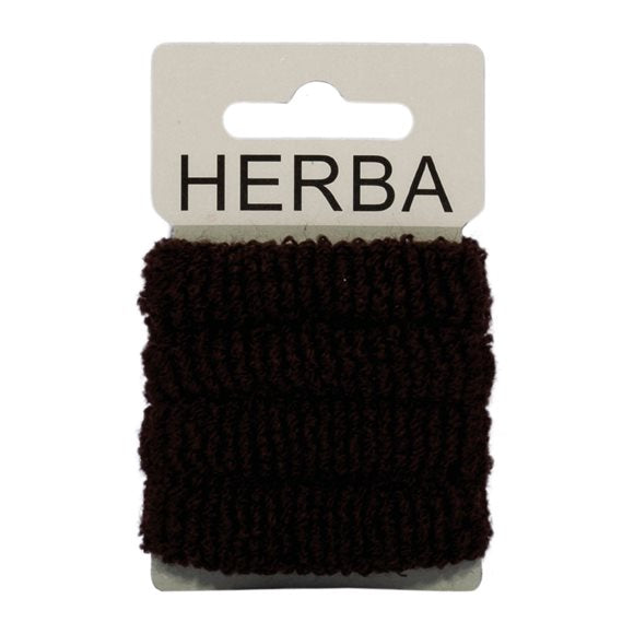 HERBA Haarbinder 4cm frottée schwarz - COSMONDO