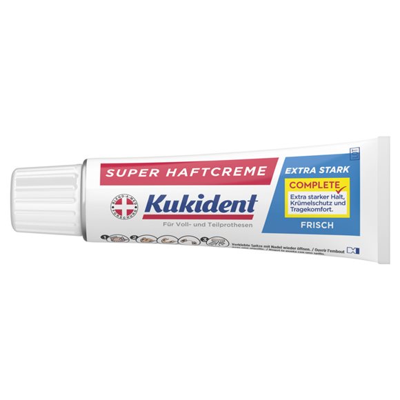 KUKIDENT Haftcreme Extra Stark frisch 47 g - COSMONDO