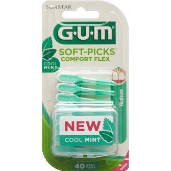 GUM Soft-Picks Comfort Flex Regular Cool Mint - COSMONDO