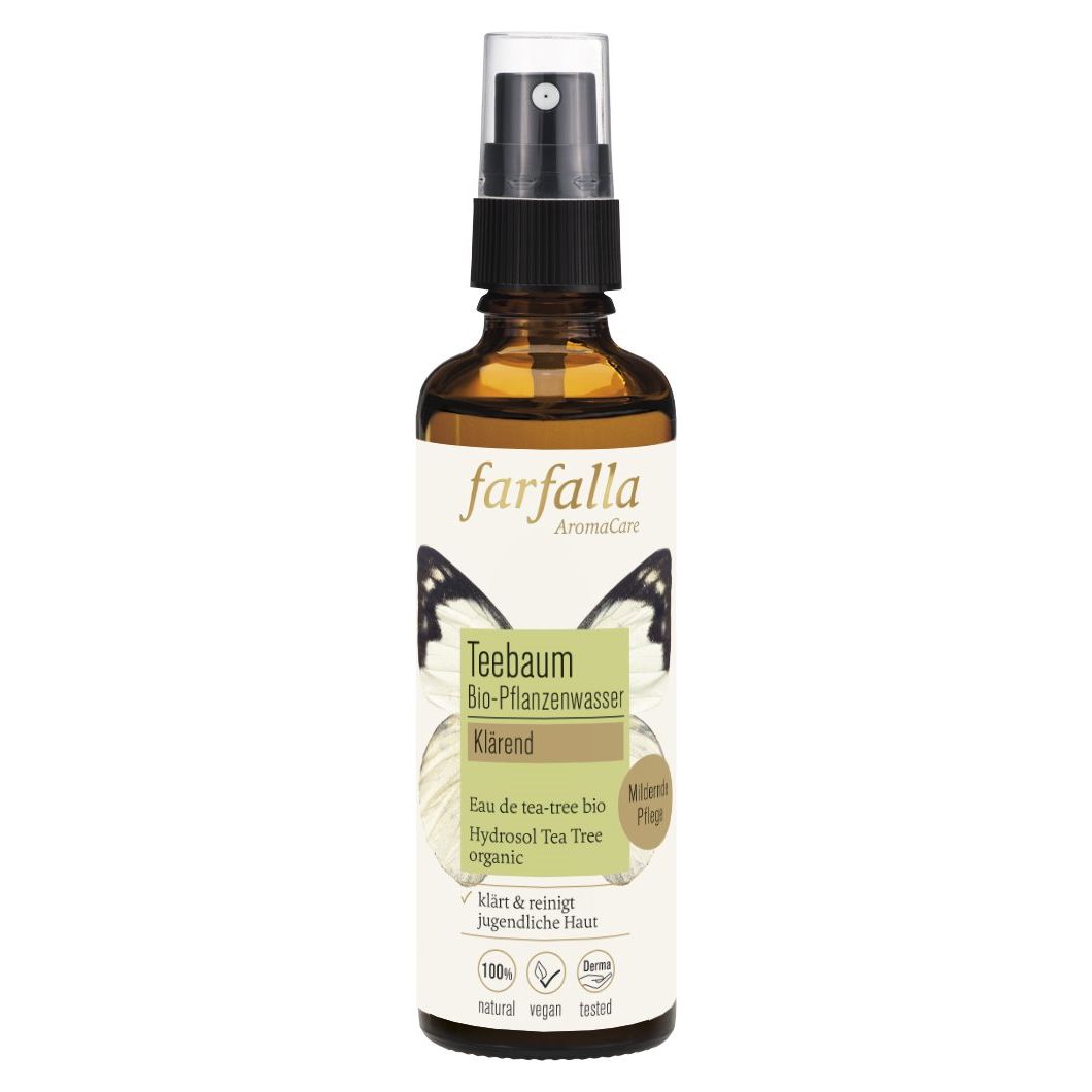 FARFALLA Bio-Pflanzenwasser Teebaum - COSMONDO
