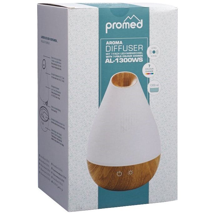PROMED Aroma Diffusor AL 1300 WS LED Farbwechs - COSMONDO