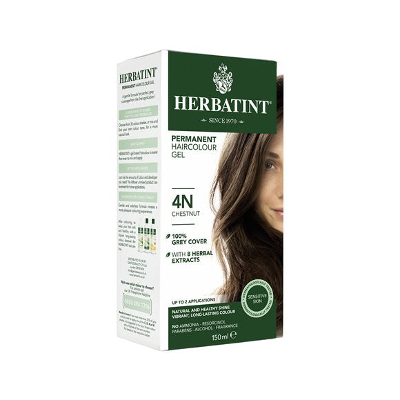 HERBATINT Haarfärbegel 4N Kastanienbraun - COSMONDO