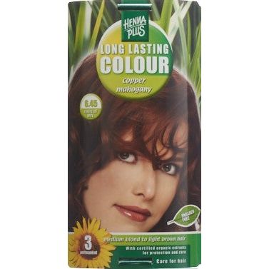 HENNA PLUS Long Last Colour 6.45 kupfer mahagoni - COSMONDO