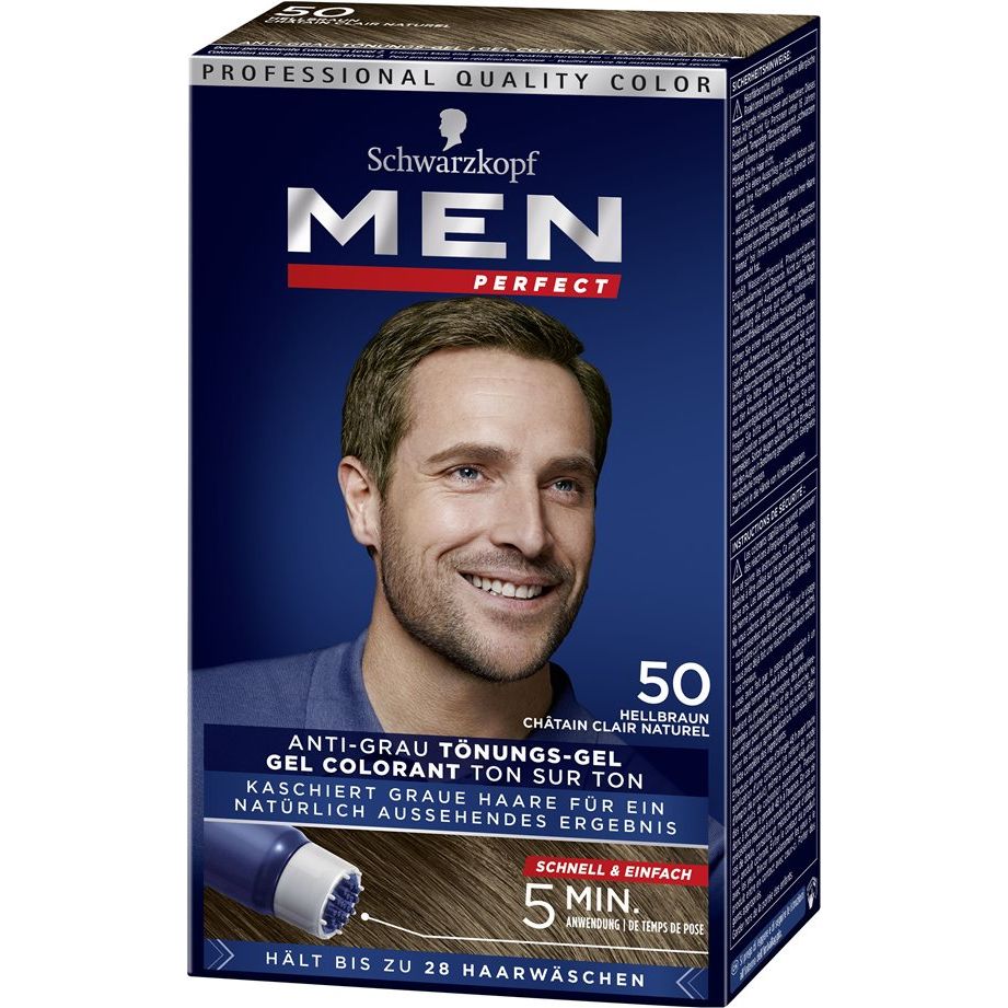 MEN PERFECT Tönung 50 Natur Hellbraun - COSMONDO