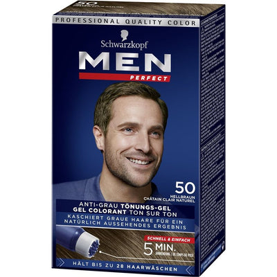 MEN PERFECT Tönung 50 Natur Hellbraun - COSMONDO