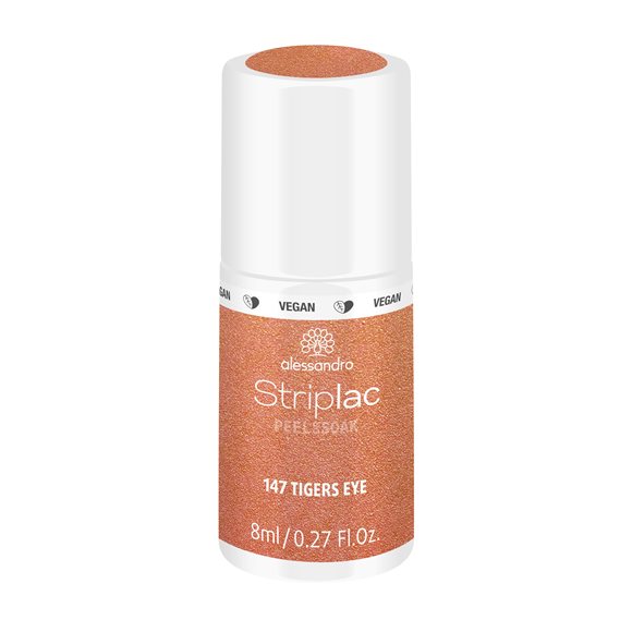 ALESSAN Striplac 2 0 Peel or Soak Tiger's Eye - COSMONDO